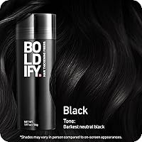 Vista 74 de BOLDIFY - Fibras de pelo para el cabello fino (gris), indetectables, botella de 2 onzas; oculta completamente la pérdida de cabello en 15 segundos
