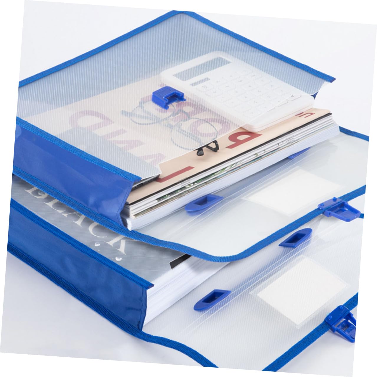Alipis 5 pezzi Portadocumenti Custodia per Contratti e Ricevute Leggera e Capiente per Ufficio e Business