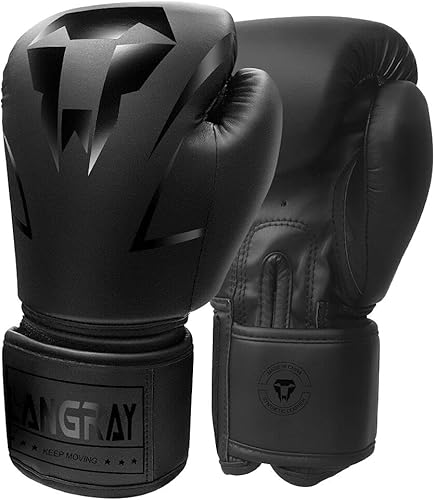Miniatura 1 de LangRay Boxing Gloves for Adults Men Women, Punch Bag Training Gloves for MMA Sparring Kickboxing Muay Thai Fight Heavy Bag Fitness