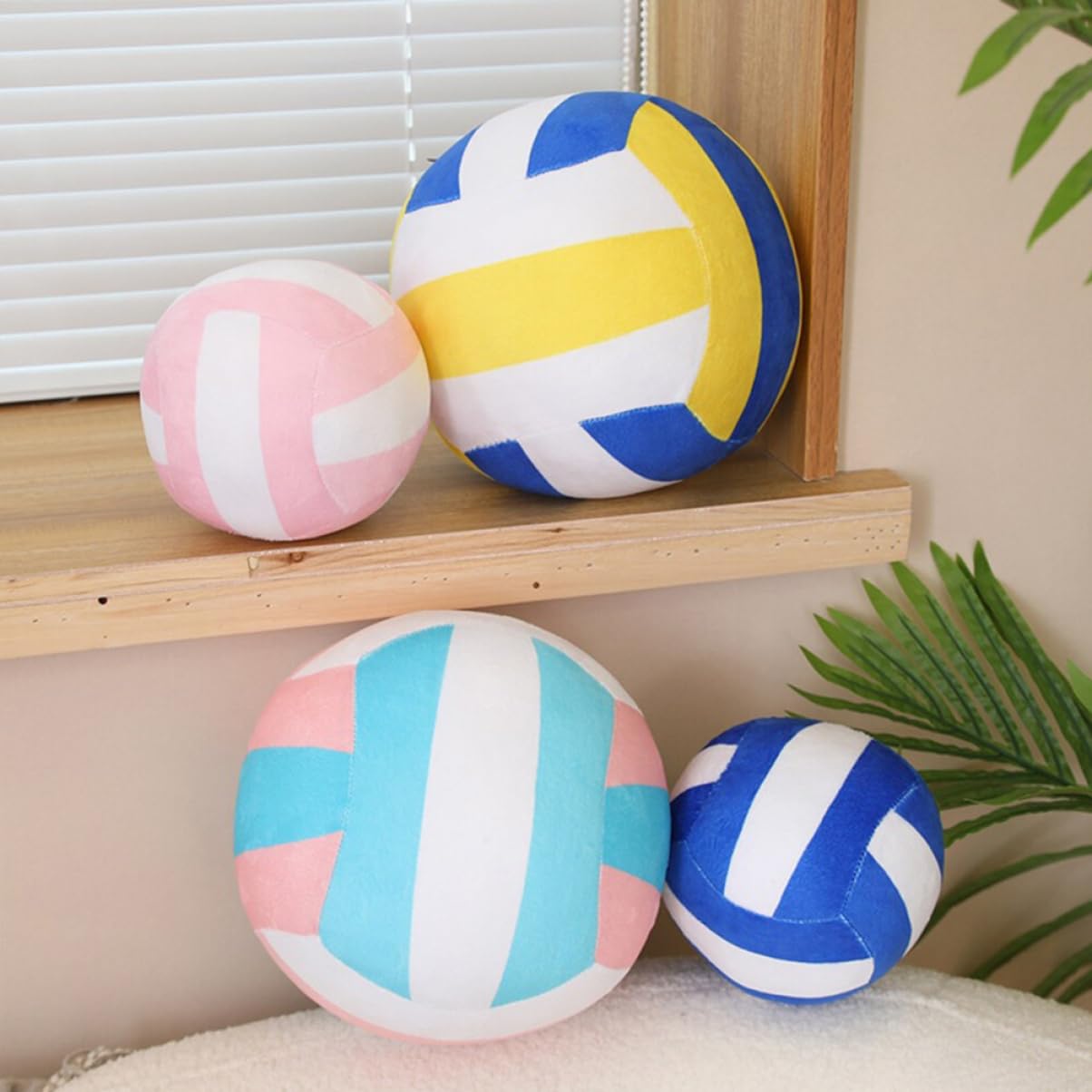 Toyvian Cuscino Pallavolo e Decorazione Per e Adulti Imbottito Per o Auto Per Della Pallavolo