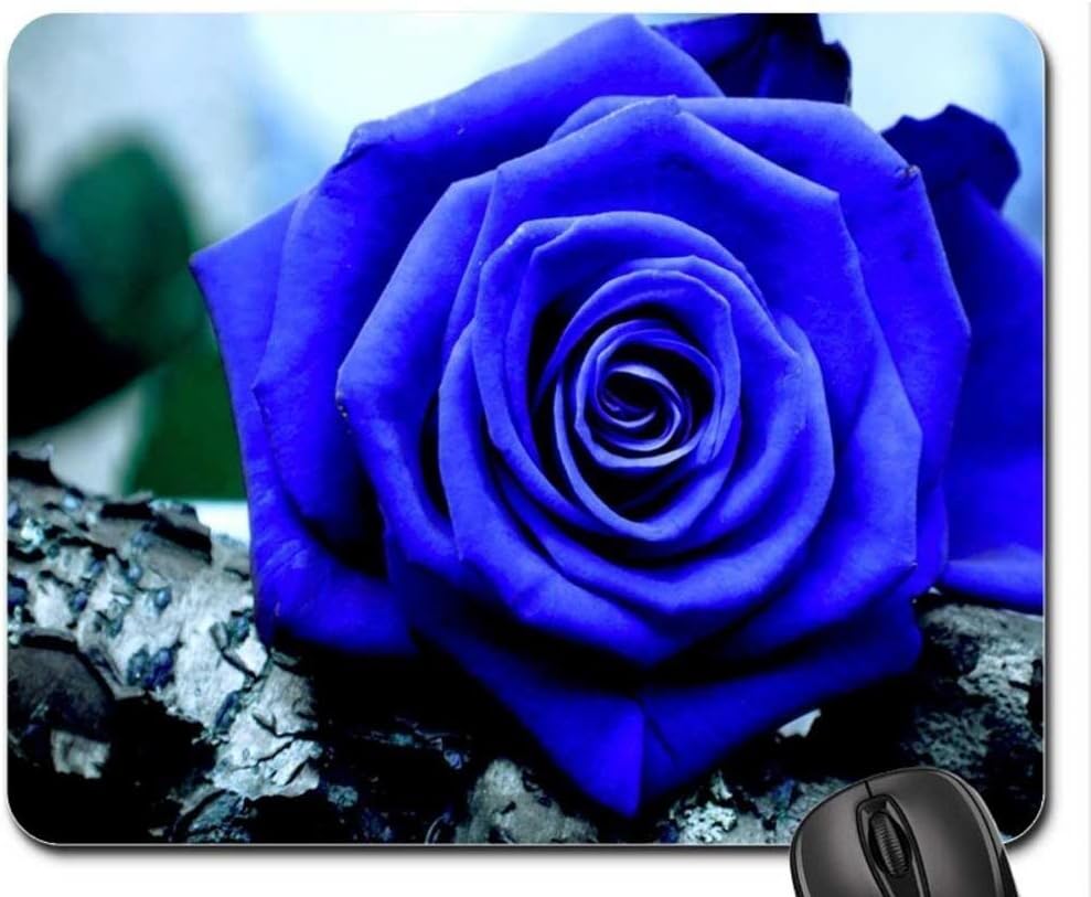 BLUE ROSE Mouse Pad, Mousepad (Flowers Mouse Pad)