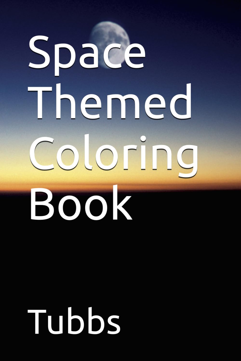 Space Themed Coloring Book
