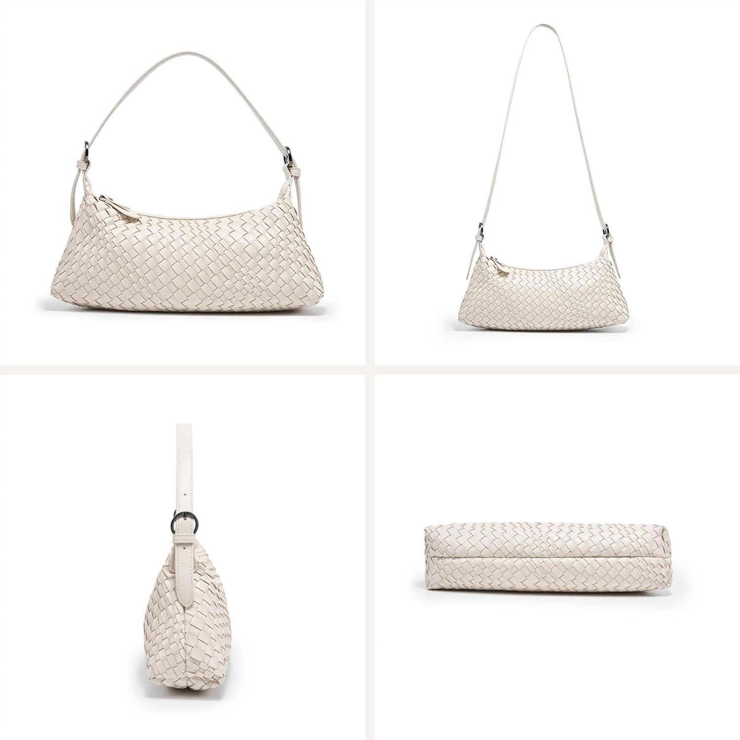 Woven Crossbody Bag Small Woven Purses for Women Braided Purse - Image 6