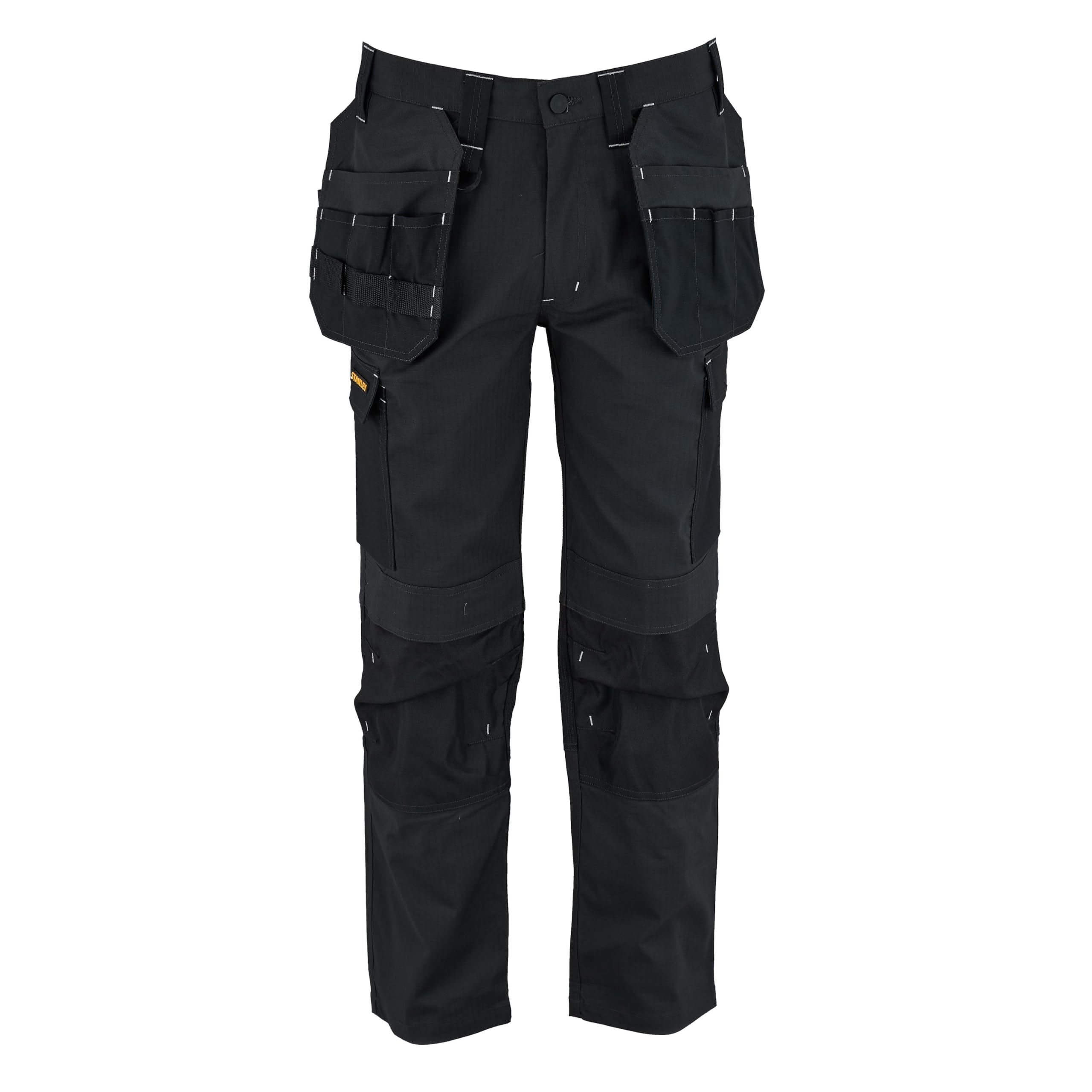 STANLEY Tough N Flex Work Uitility Trousers, Grey, 40W/31