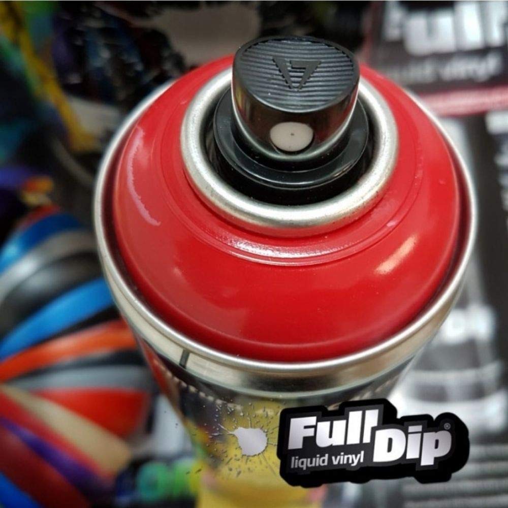 AutoFullCar - Vernice anticalorica acrilica lucida Full Dip per pinze freno - 2 x spray 400 ml (ROSSO LUCIDO)