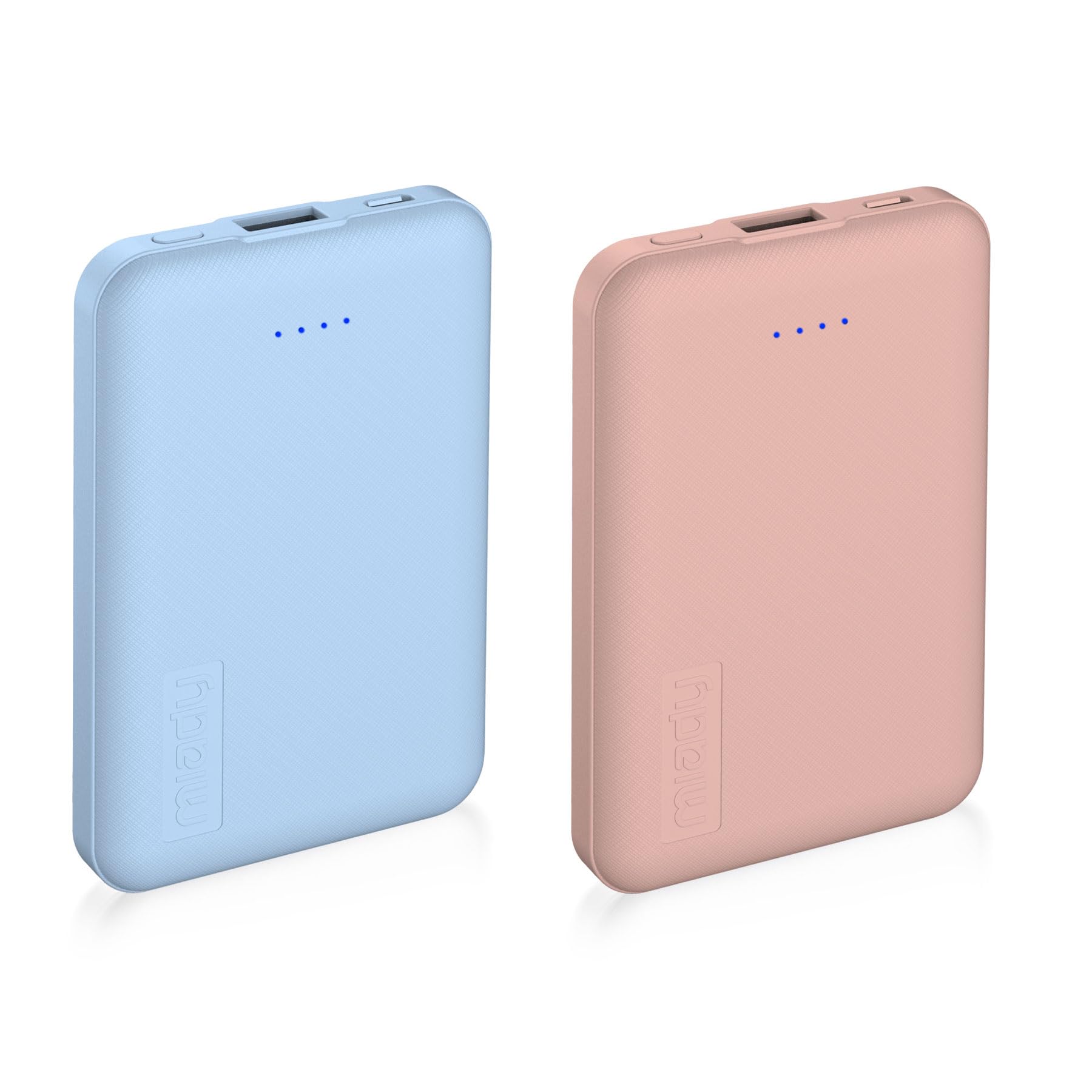 Mayaページ 大福2箱 Amazon.com: Miady 2-Pack Small Portable Charger 5000mAh Power Bank
