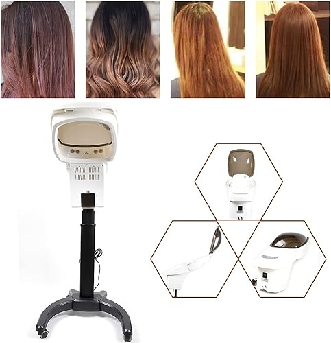 Miniatura 9 de Vaporizador para el cabello, vaporizador profesional ultrasónico máquina de tratamiento de aceite de ozono, 110 V 700 W 3 en 1 micro niebla