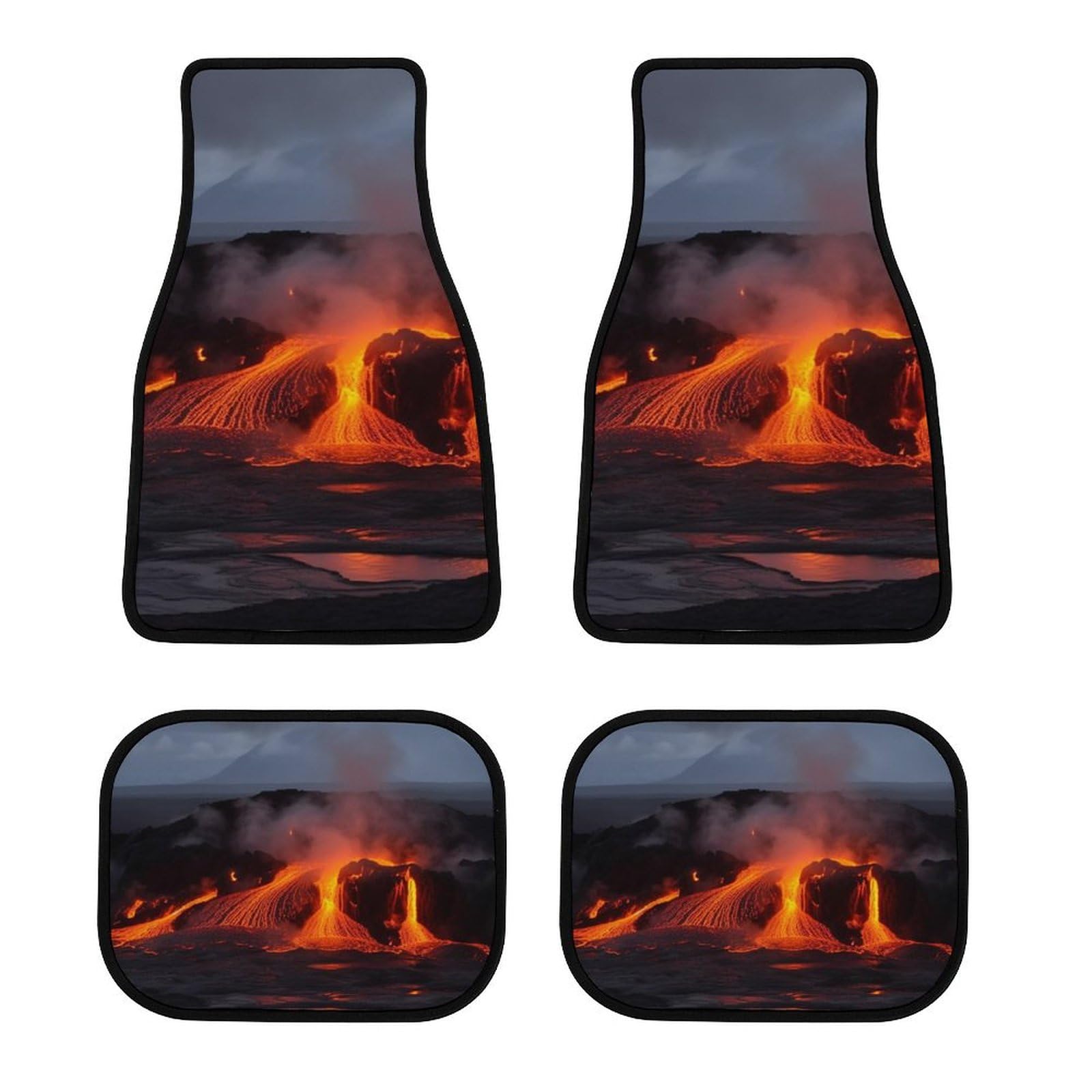 Tapis de sol de voiture imprimé toutes saisons Kilauea protégeant l'habitacle familial - 8