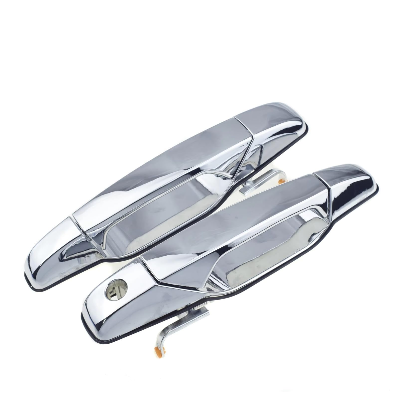 Qjahxkf Replacement Exterior Door Handles Outside Door Handle for Chevrolet for Avalanche for Tahoe for Silverado for Suburban 2007-2014 Outer Handle(Chrome Front Pair)