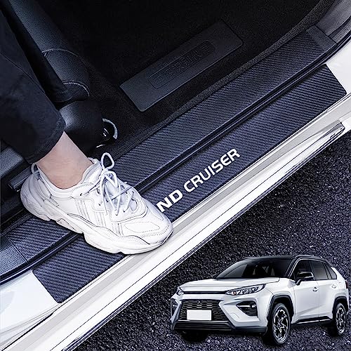 TEUCRO �ԗp �T�C�h�X�e�b�v�K�[�h �X�J�b�t�v���[�g �T�C�h�X�e�b�v�A�N�Z�T���[ �h�A�K�[�h �����f�� �������͋C �ی� ���h�~ �Ђ������� ���B�� �h���� 4�_�Z�b�g (�����h�N���[�U�[)