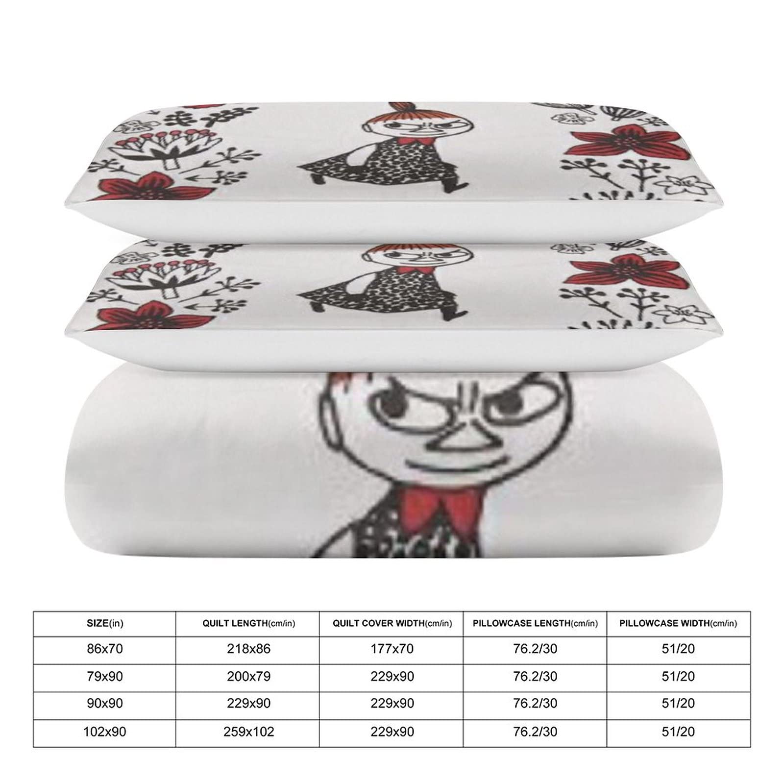 Amazon｜ムーミン 布団カバー 3点セット シングル 寝具カバーセット