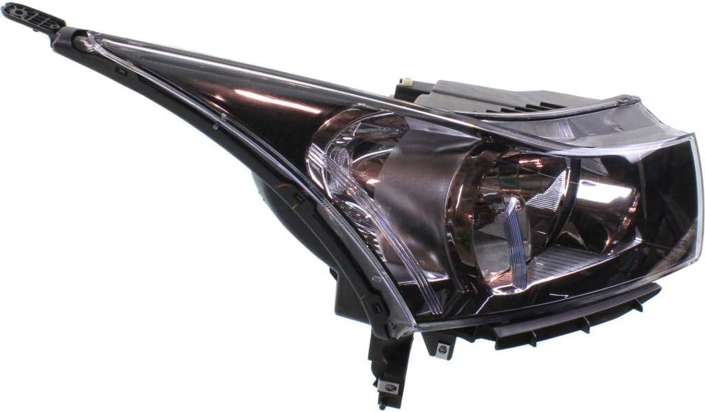 CarLights360: For 2012 2013 2014 2015 Chevy Cruze Headlight Assembly Passenger Side w/Bulbs Black Housing DOT Certified For GM2503361 | 95918947, 95291964