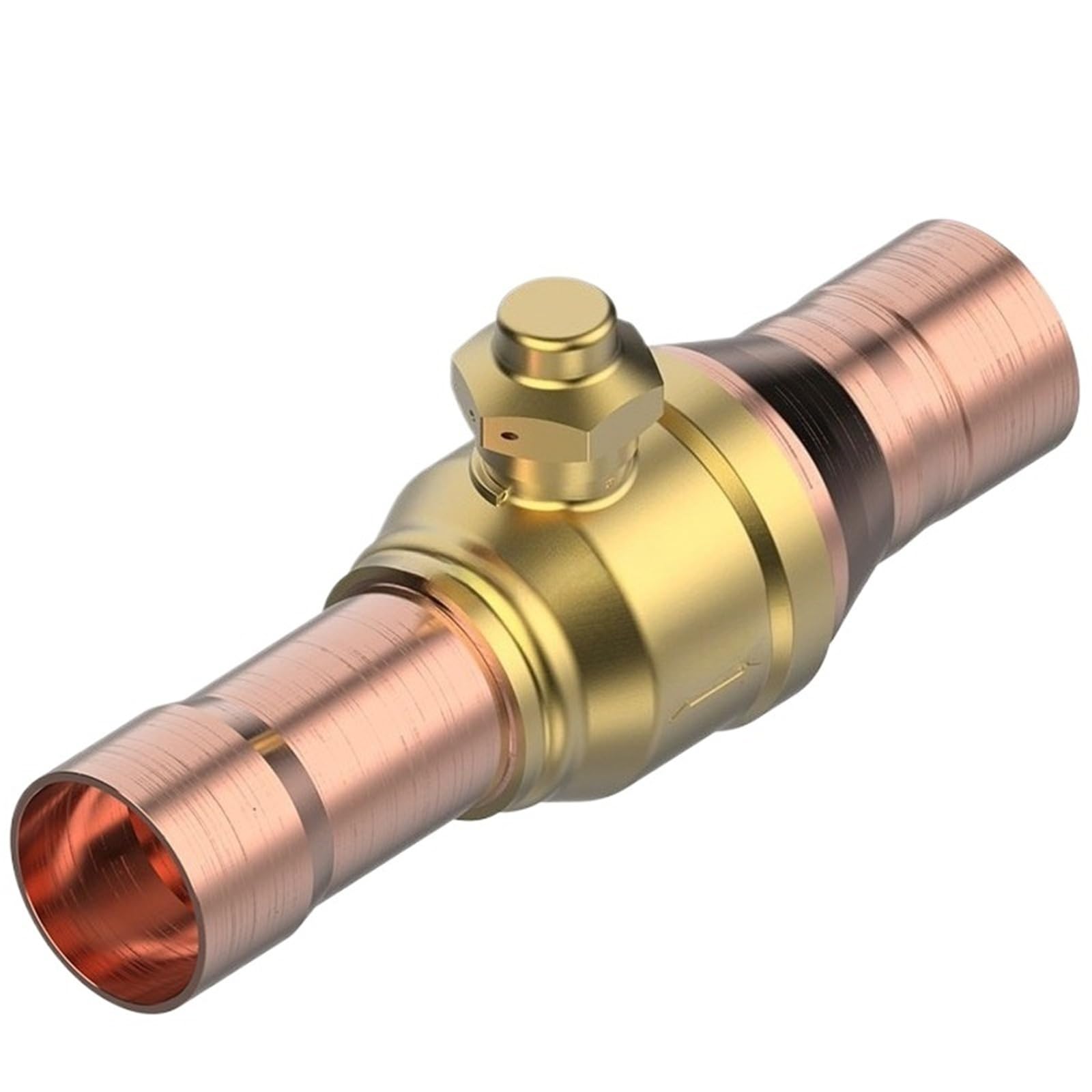 Ovnmgbqx One Color Cbv6s-54S Manual Globe Valve For Refrigeration And Air Conditioning Two-Way Welded Copper Ball