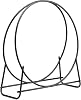 Uniflame W-1881 Black 40-Inch Diameter Tubular Firewood Log Hoop Rack