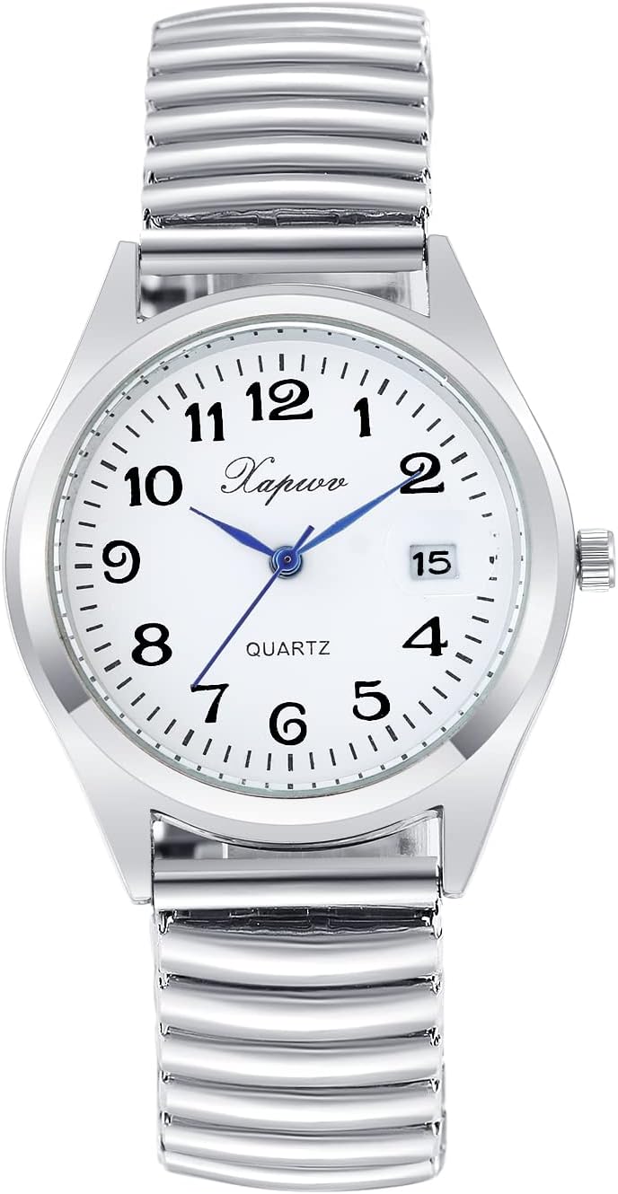 JewelryWe Women’s Ultra Thin Easy Reader Watch...