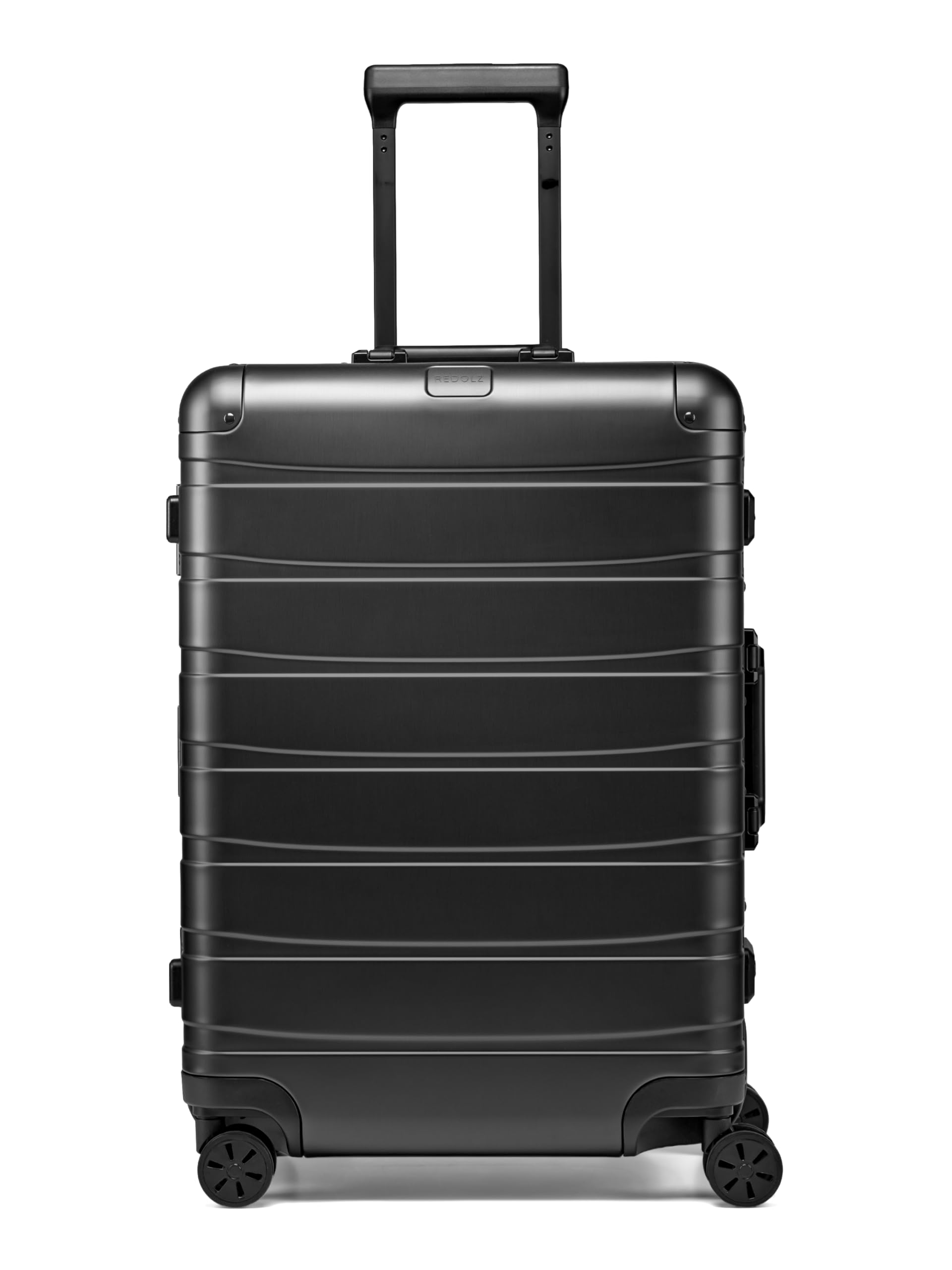 REDOLZ Pro Aluminium Check-In Koffer 66x46x26 cm Mittelgroß Hartschale Trolley 4-Rollen Spinner Reisegepäck 60 Liter