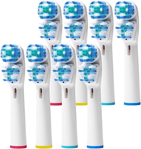 Miniatura 2 de Oral-B - Cabezales de repuesto compatibles con doble limpieza para cepillo de dientes Oralb Braun, cabezales de repuesto para Oral B Pro, 1000,