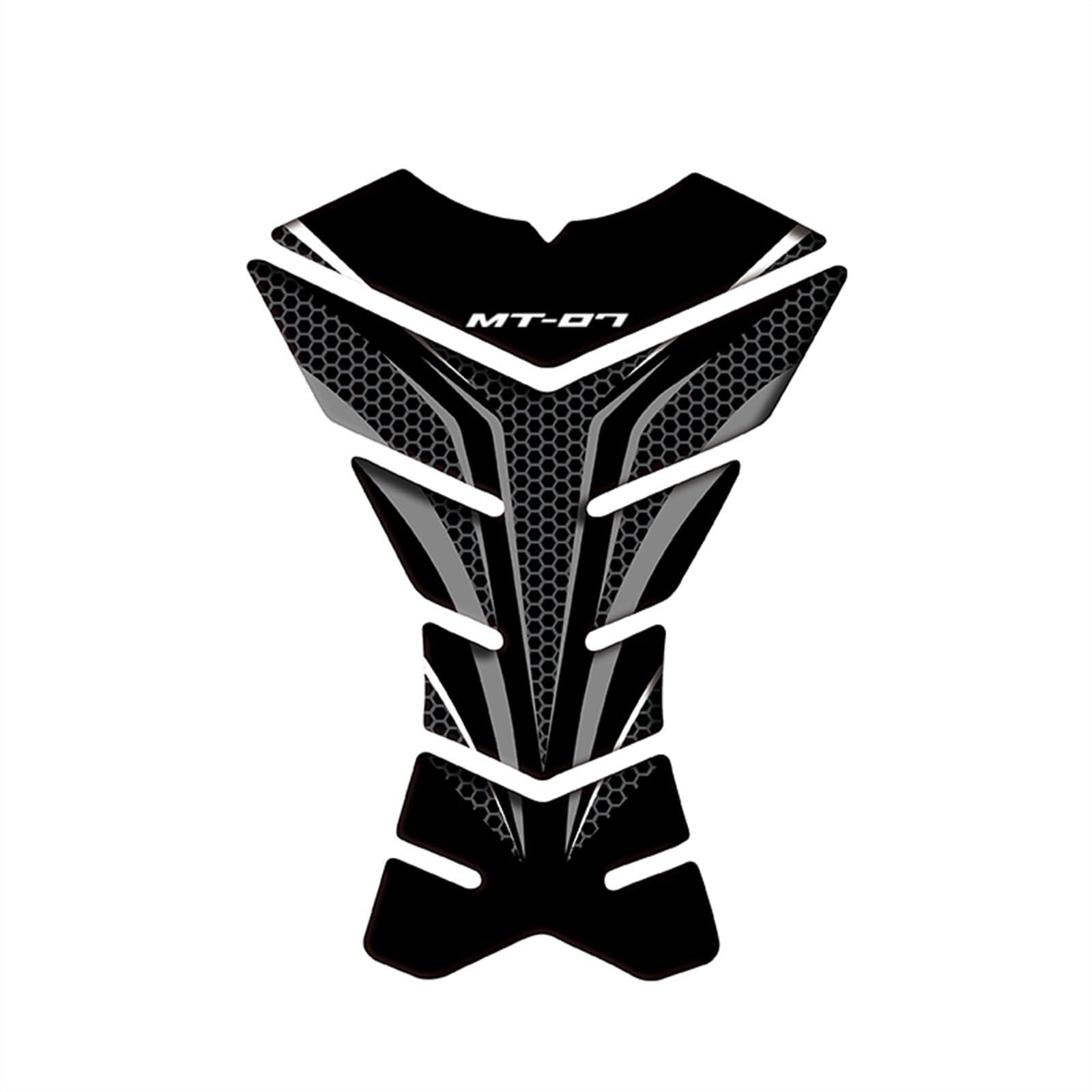 Motorcycle Fuel Tank Pad Protector Sticker Decals for Yamaha MT-07 MT07 Mt07 Fairing Sticker(Color14)