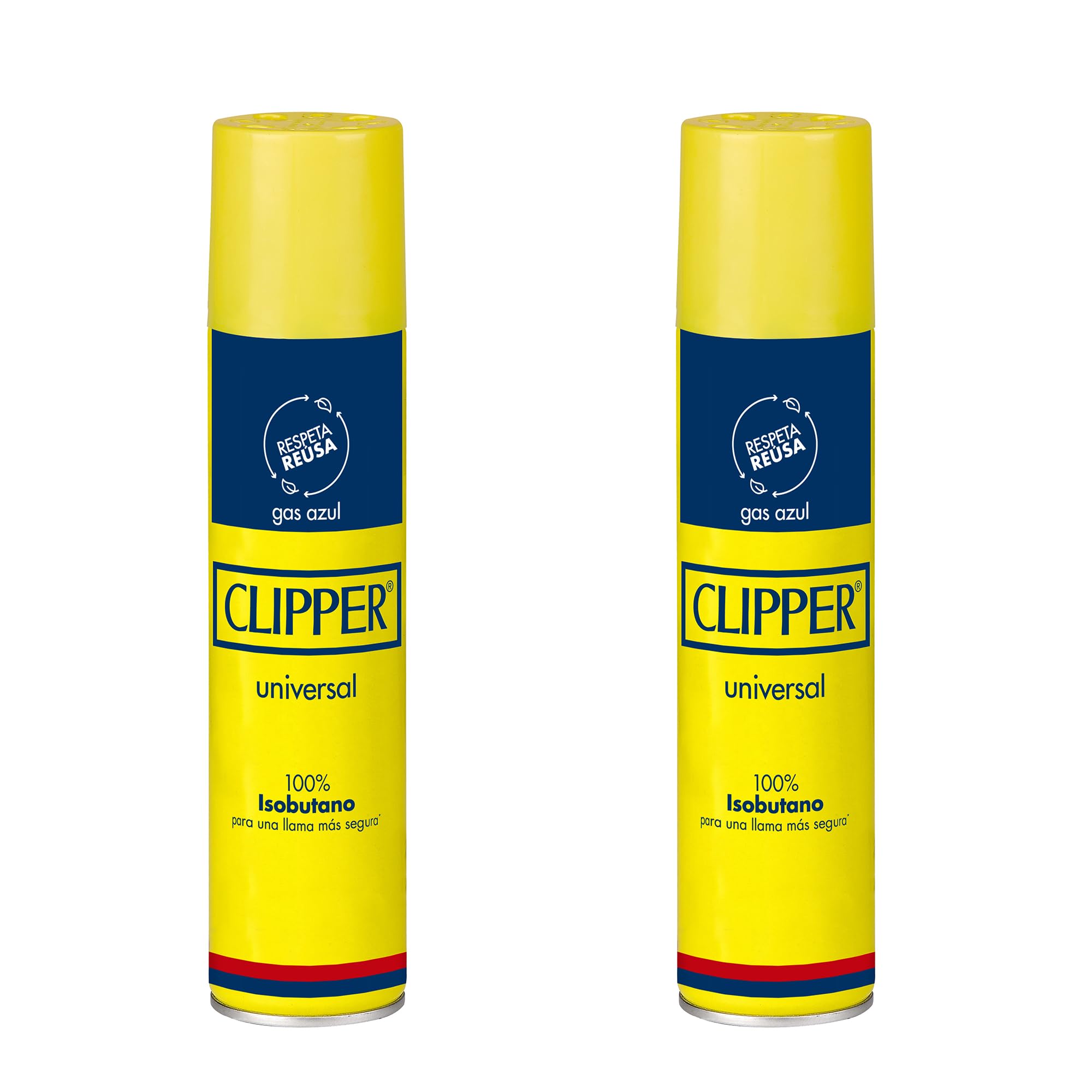 Clipper - Lata de 300 ml de Gas Butano Universal para Mecheros | Reutiliza Tus Encendedores con Nuestro Gas (2 uds)