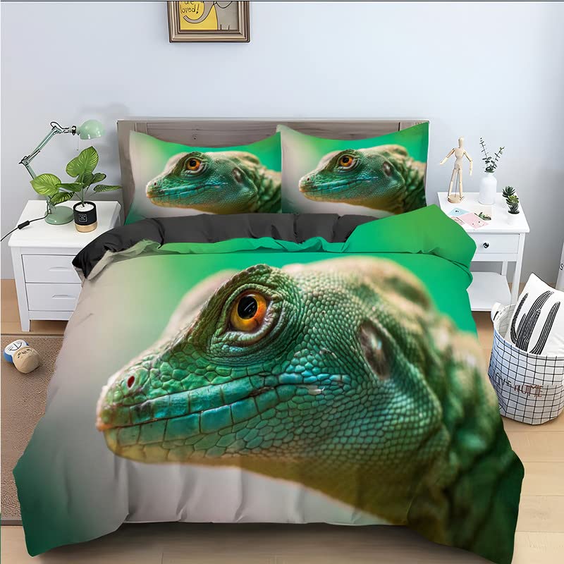 Housse couette 160x200 vert avec zip pour un lit d'adolescent toujours bien rangé