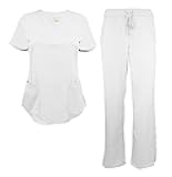 Natural Uniforms Women's Ultra Soft Y-Neck Scrub Set 8200-9200