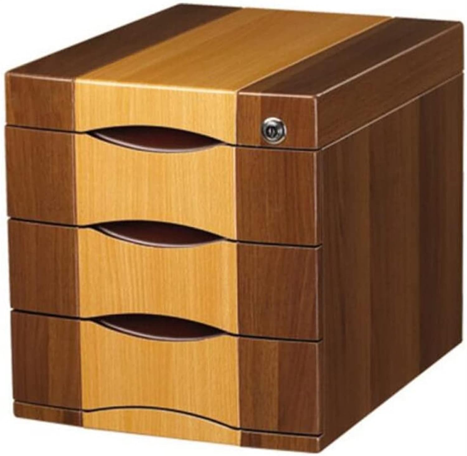 File Office A4 Bookcase Storage with Lock Wooden