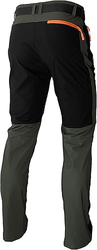 Miniatura 2 de Pantalones de senderismo elásticos para hombre, de secado rápido, ligeros, impermeables, para viajes al aire libre, escalada, pesca, pantalones