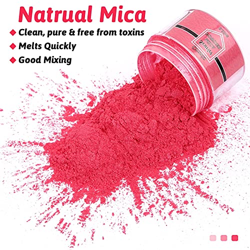 Mica Powder For Epoxy Resin, 30 Color 10G/Jar Pigment Powder Dye For Slime Soap Bath Bombs Candle Making Colorant, Cosmetic Pearl Powder For Nails Decor, Makeup, Diy Craft Supplies With Spoons #TOP7
