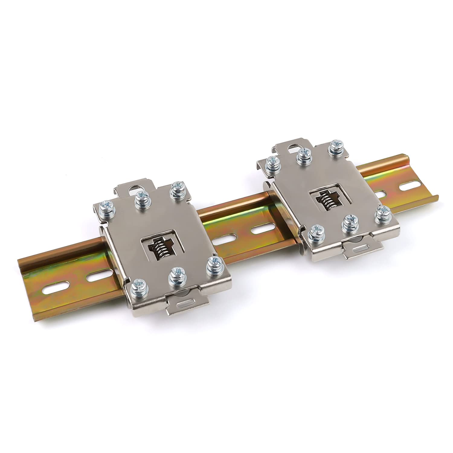 Lot De 2 Supports Adaptateurs Pour Variateur Shelly 2 & RGBW 2 - Rail DIN 35mm - Installation Facile