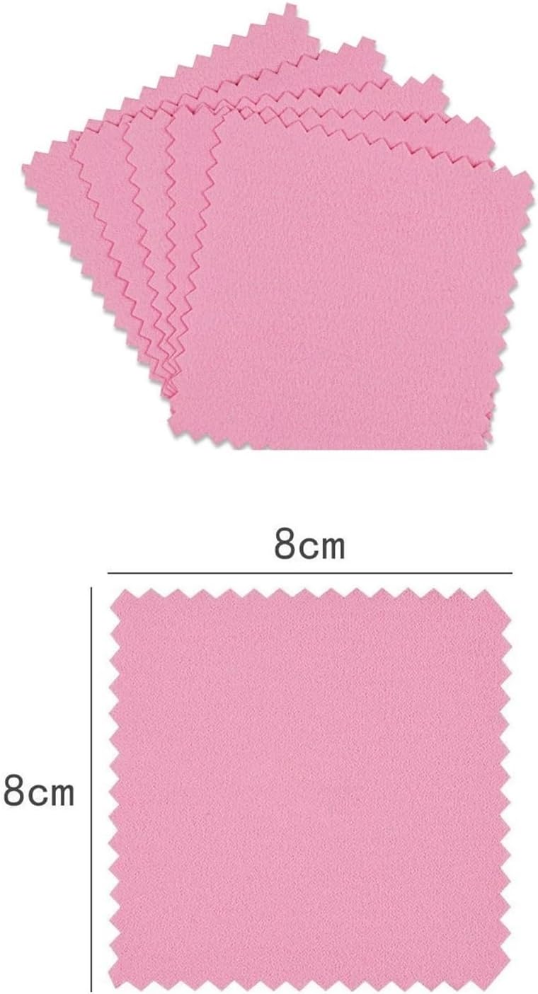 200Pcs Soft Polishing Cloth for Silver Gold Jewelry Diamond Platinum Coins