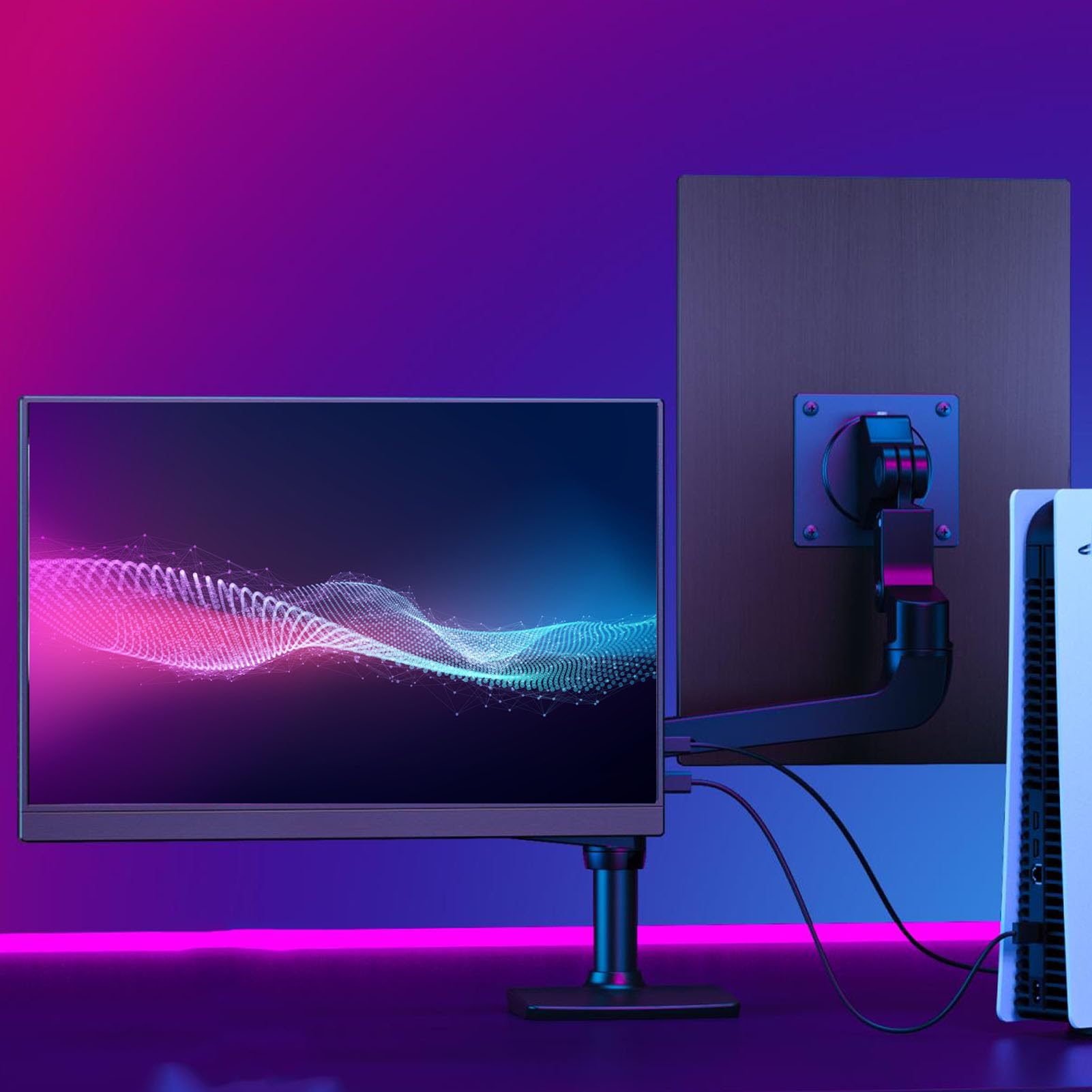 ARZOPA 16,1 Draagbare Monitor 2,5K QHD 180 Hz Gaming - 2560×1440, 107% sRGB, HDR10 - Met Ingebouwde Standaard & Beschermhoes - Compatibel met PS5, Xbox, Switch, PC en Mac - Space Grijs