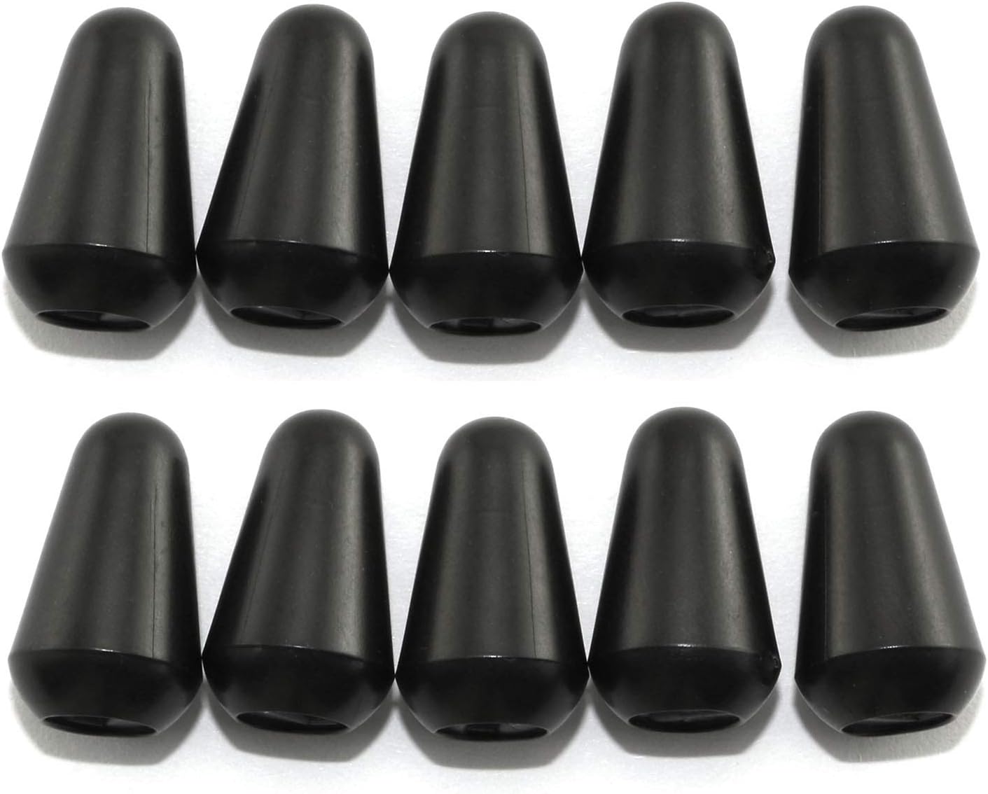 10pcs M3.5 Plastic 3 Way Toggle Switch Knob Tip Caps for Electric Guitar Parts Accessories Switch Cap Black