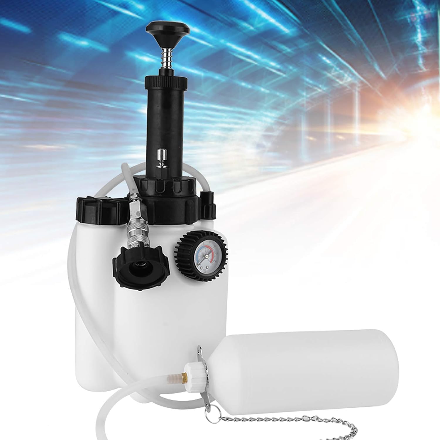 Brake Bleeder Bottle, 3L Brake Clutch Fluid Bleeder Tool Kit Pneumatic Bleeding Tool Bleeding System