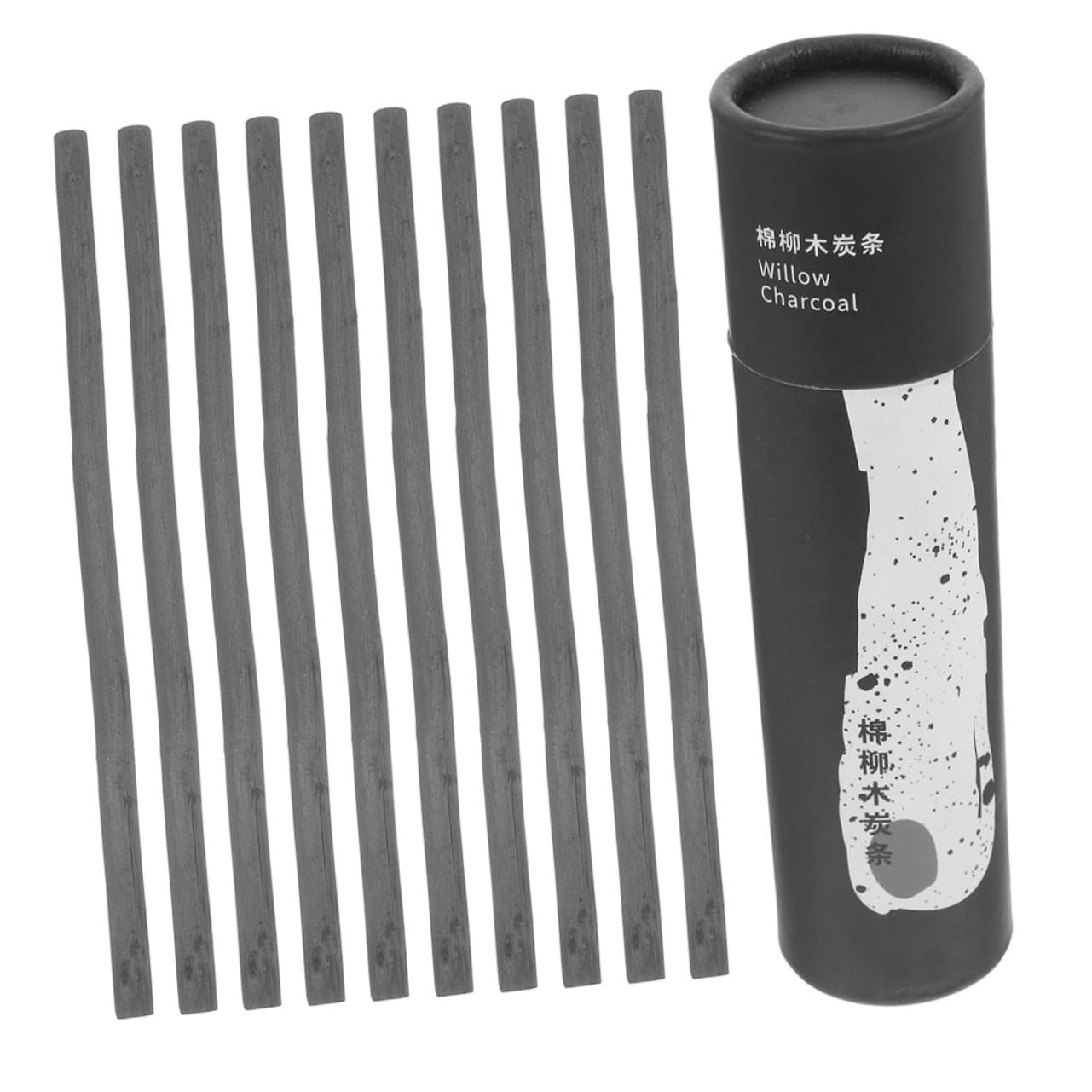 BEBEMOKO Artist Willow Charcoal Sticks 25pcs Sketching Pencils Versatile for Sketching Model Building