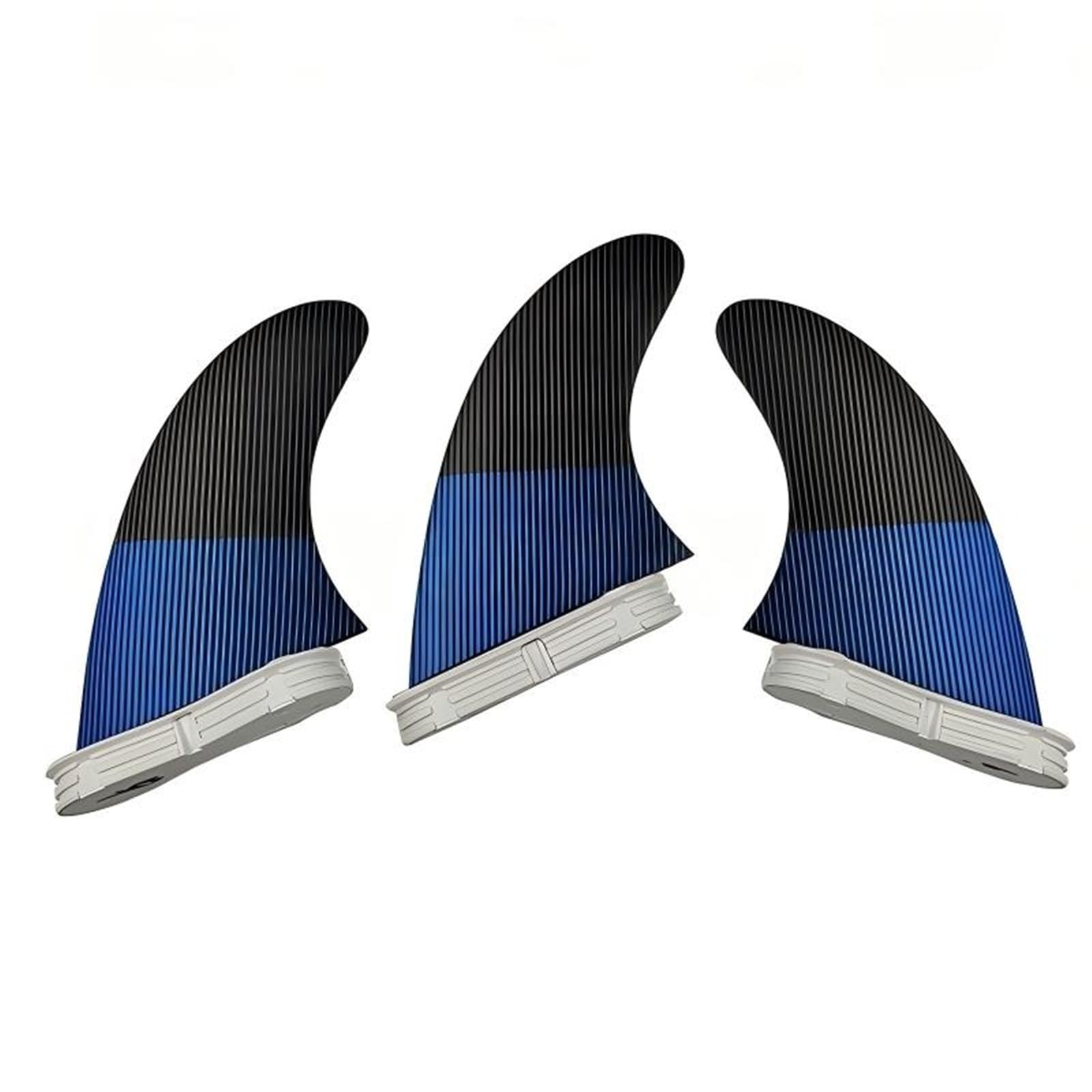 Aletas G7 Tri Fins Thruster evitan derrapes en olas grandes gracias a pestañas dobles