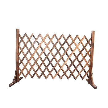 Decorative Fences Plant Screen,Telescopic Room Divider Fence - Easy To Install