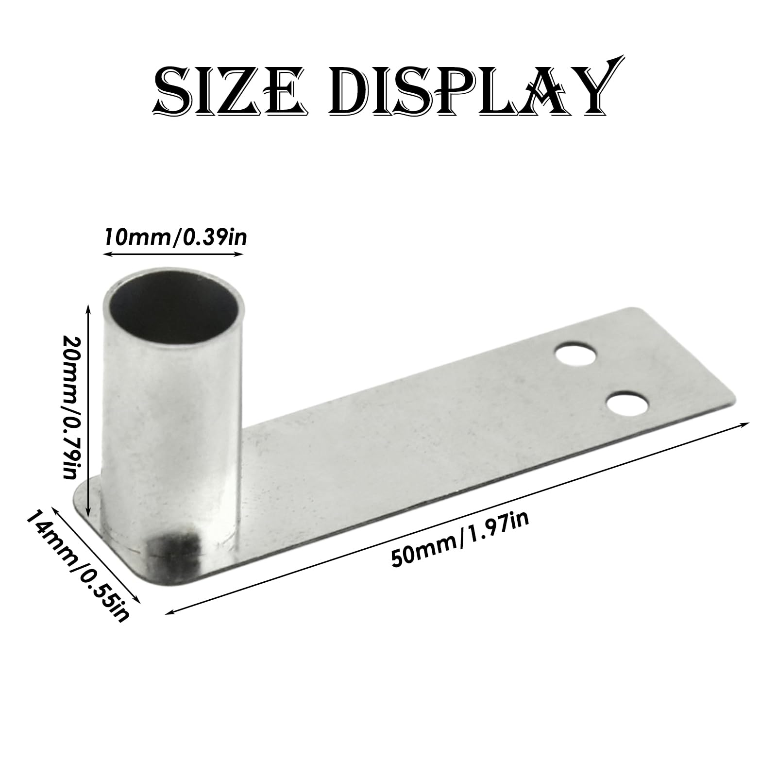 RC Exhaust Pipe Tailpipe, Stainless Simulation Exhaust Pipe Compatible with 1/10 RC Drift Car Traxxas HPI HSP Sakura Tamiya, Style 1