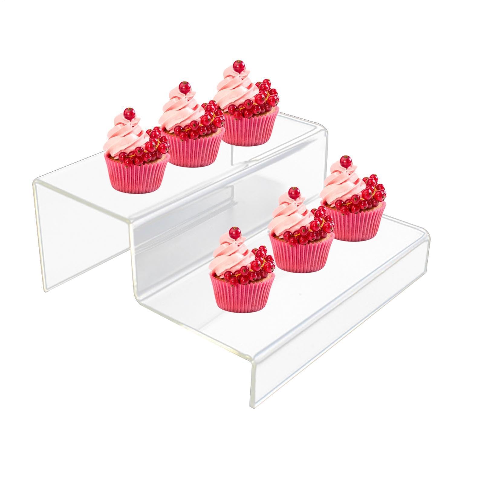 Riser d'affichage multi-usage en acrylique transparent pour exposition et vitrines