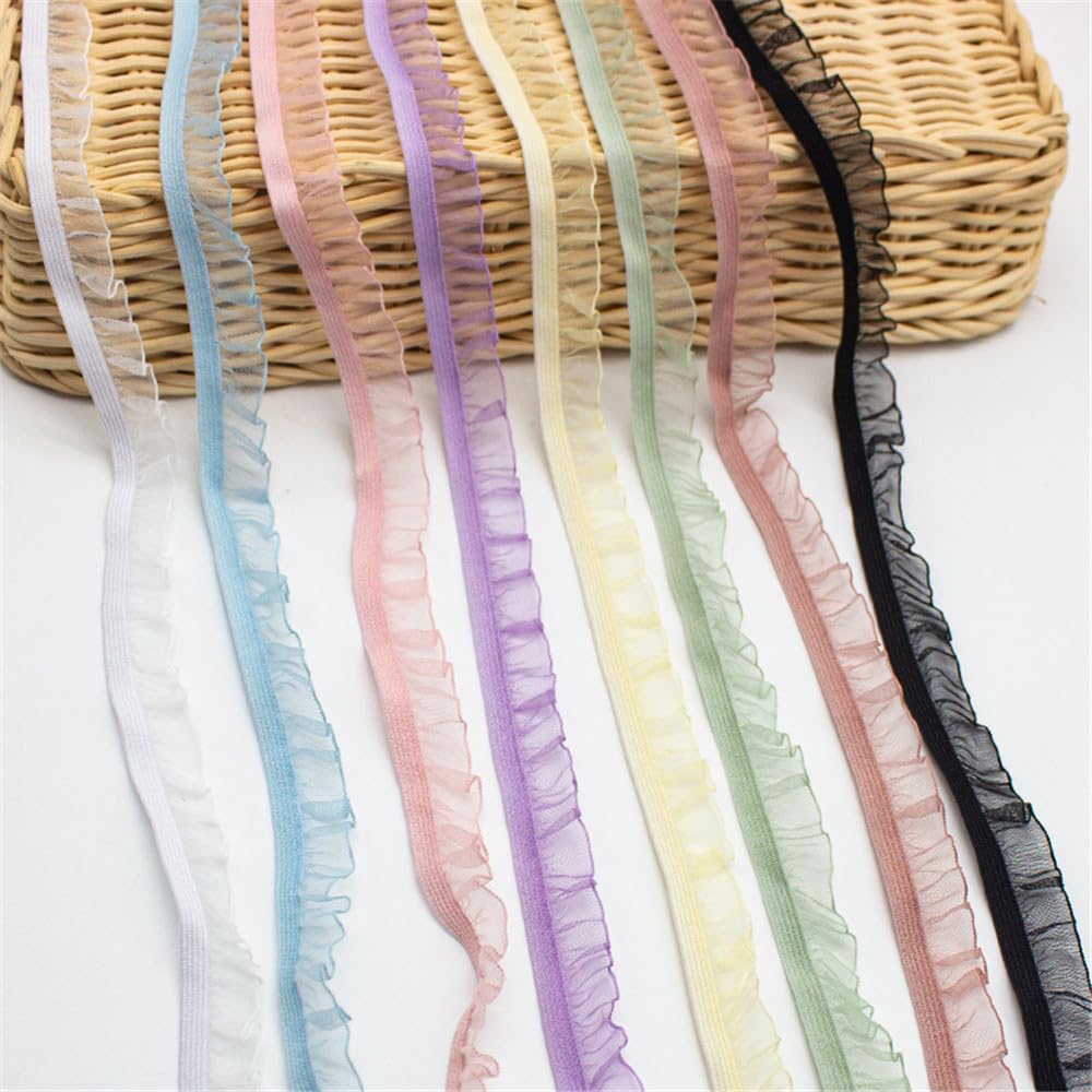 Vintage Spitzenborte 4 Yards (ca. 3,66m) – 1,5 Cm Breit, Lila, Zum Nähen & Basteln