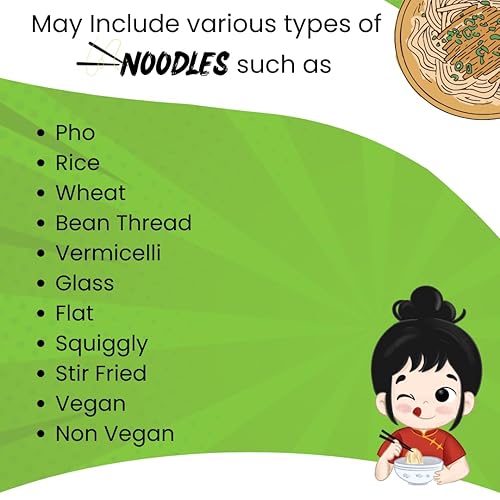 Miniatura 5 de HCG Paquete variado de fideos ramen tailandeses con sopa mamá y fideos instantáneos Wai Wai, paquete de 15 con palillos, juego de 18 piezas