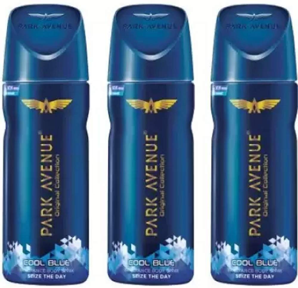 park avenue Cool Blue Seize the Day DEO Body Spray - For Men (450 ml, Pack of 3)-picture-12