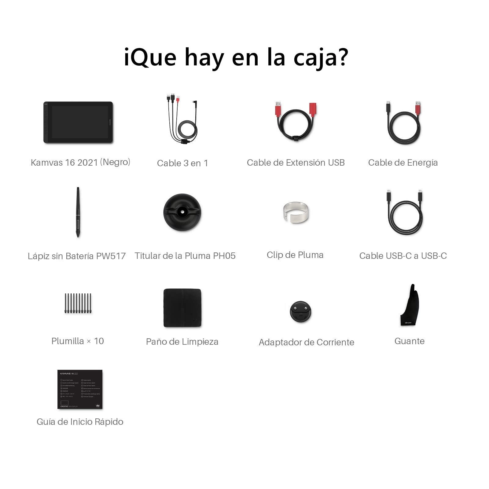HUION Tableta Grafica con Pantalla (15.6 Pulgadas)