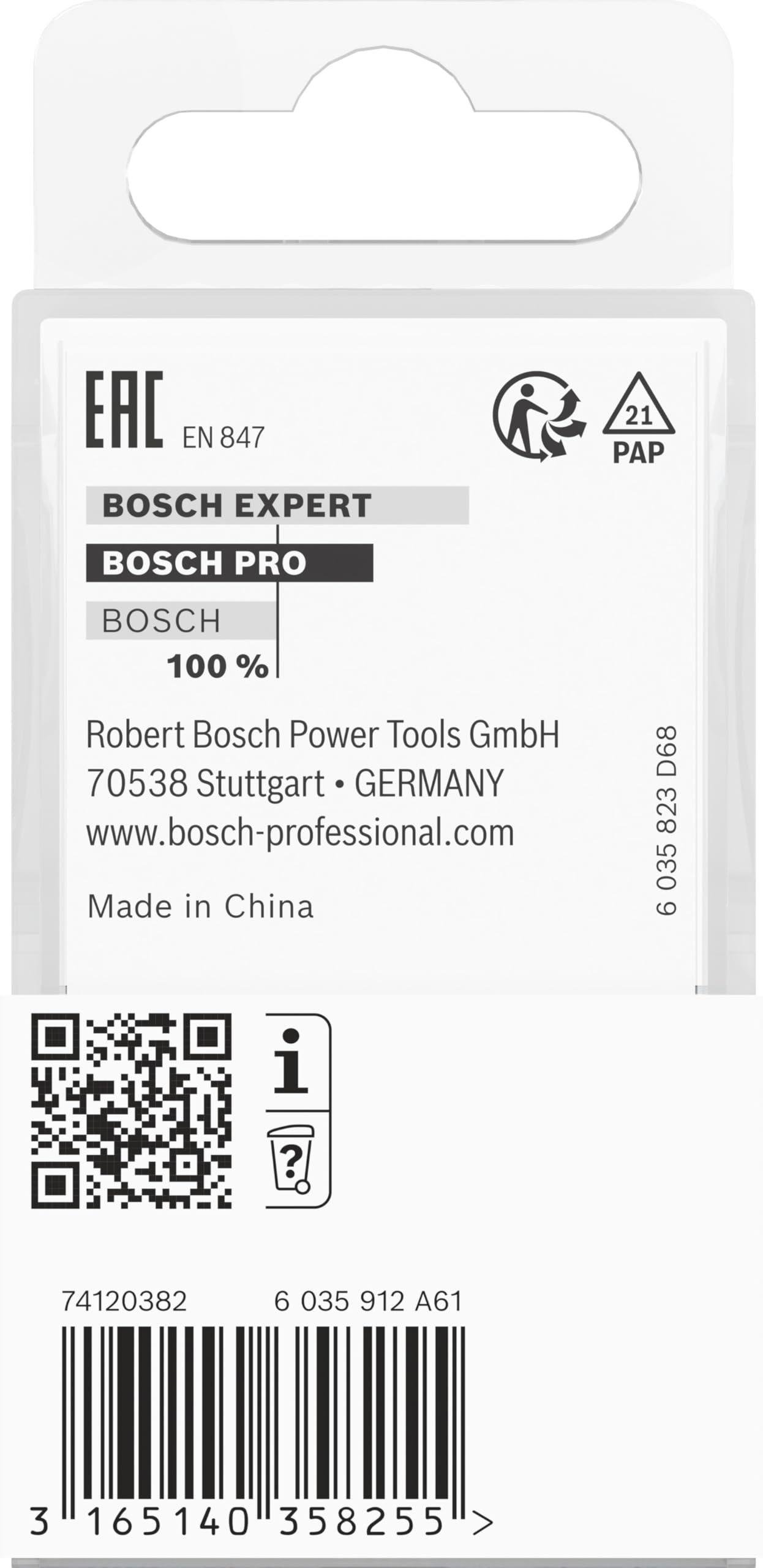 Bosch 1x Fraise à gorge PRO (pour Bois résineux, Bois dur, Ø 32,7 mm, Professional Accessoire Défonceuse manuelle, Fraise à araser)