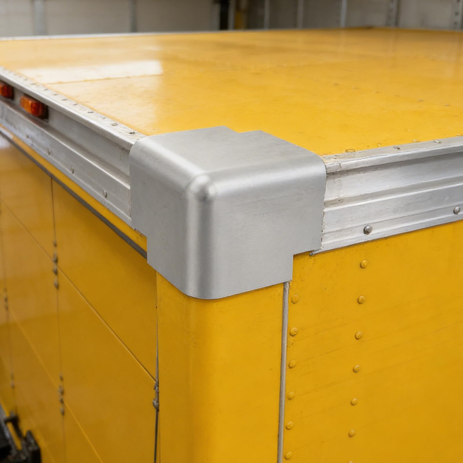 2 protections d'angle métalliques : protections de bord en aluminium pour camions frigorifiques – d'angle pour conteneurs, fourgons et boîtes à outils de pour le transport