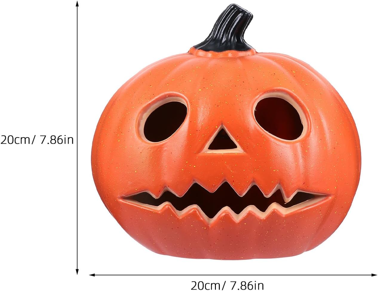 Scary Halloween Pumpkin Lamp Flameless Pumpkin Ghost Decoration Night Light for Halloween Party Home Indoor Outdoor Use
