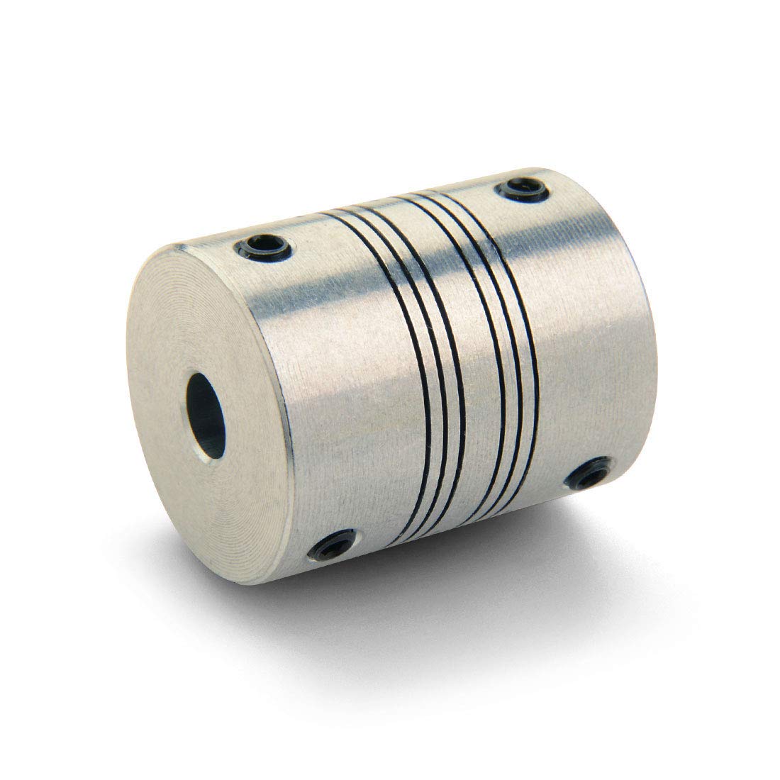 Ruland PSR12-2.5-2-A 7075 Aluminum Beam Coupling, 4-Beam Set Screw Style, 0.156