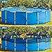 Adnee 21 Feet Round Pool Leaf Net Cover - Pool Safety Net with 12 Pcs Swimming Pool Cover Clips - Winter Cover Mesh Cover for 18FT Above Ground Pool, Keeps Leaves Out of Your Pool