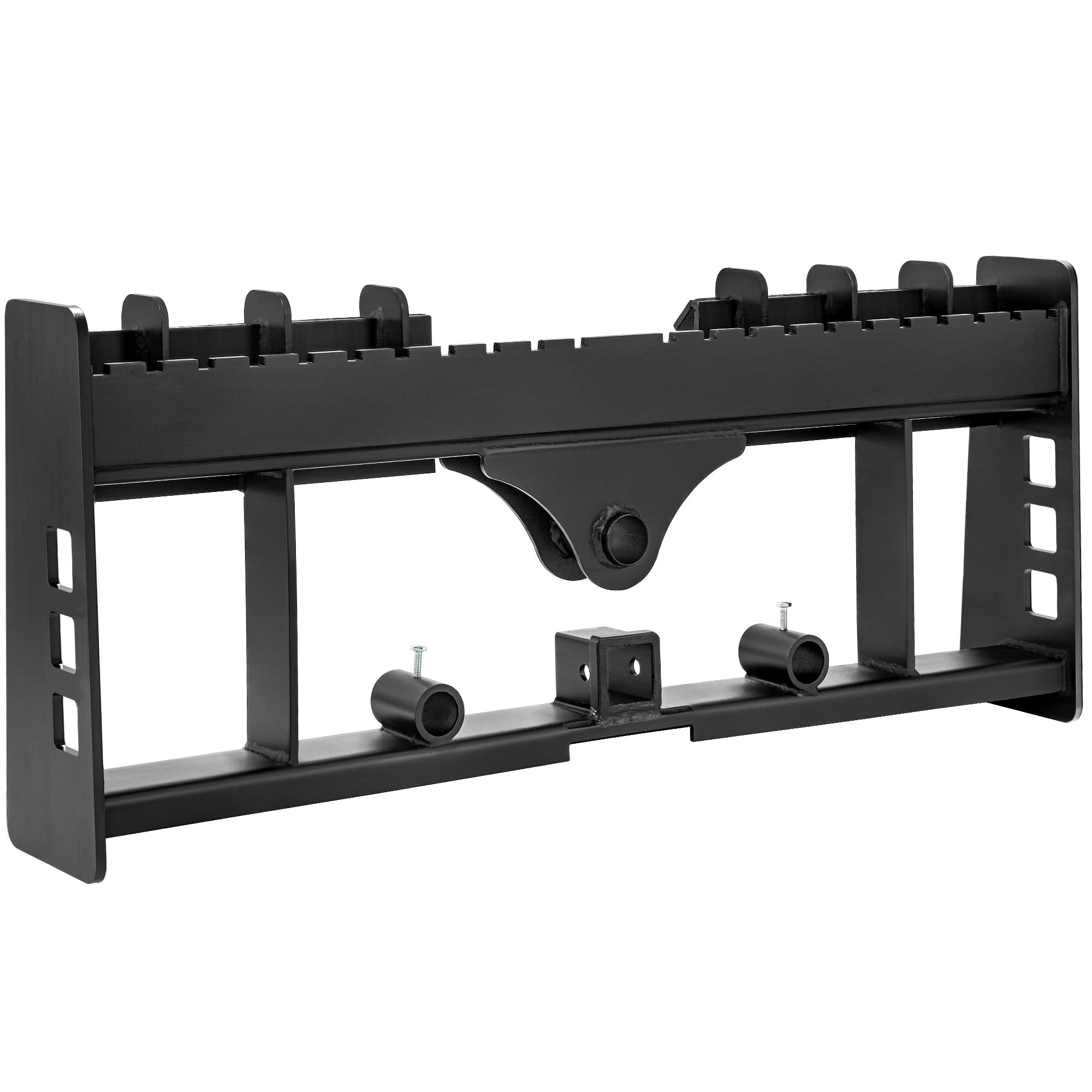YITAMOTOR 45" Pallet Forks Frame Attachment, 4000 lbs Capacity with 2 Inch Receiver Hitch & Spear Sleeves for Kubota Bobcat Skid Steer Loaders Tractors