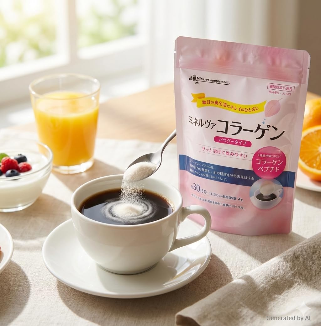 京都薬品工業 ミネルヴァ 肌のハリ コラーゲンパウダー 【機能性表示食品】｜無味…