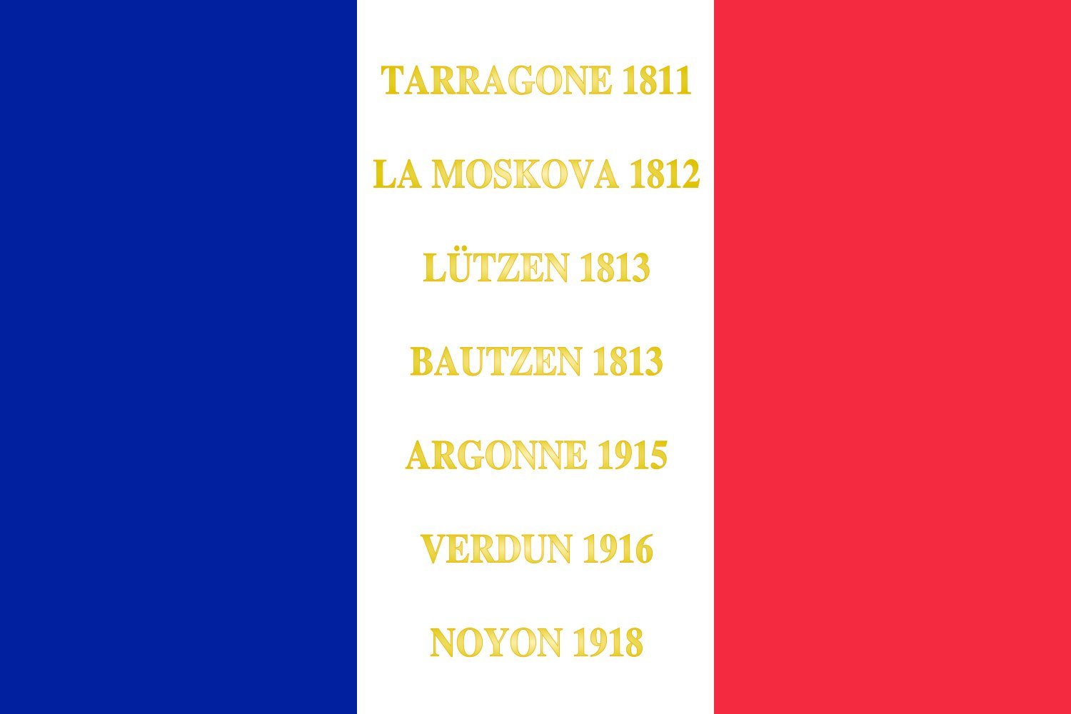 Drapeau militaire 113e régiment d infanterie large armée française